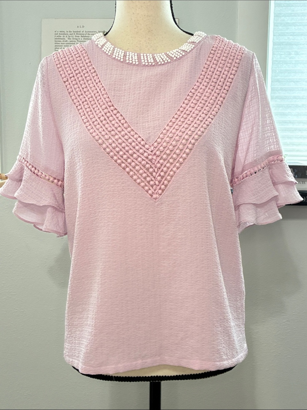 Isabel Marant Bead and Lace Blouse